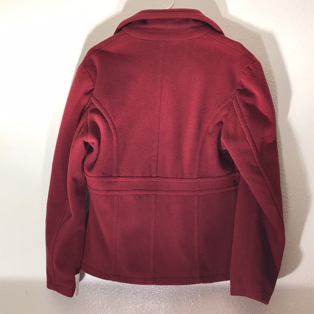 Che Bella Red Polyester Jacket. M - Picture 2 of 4